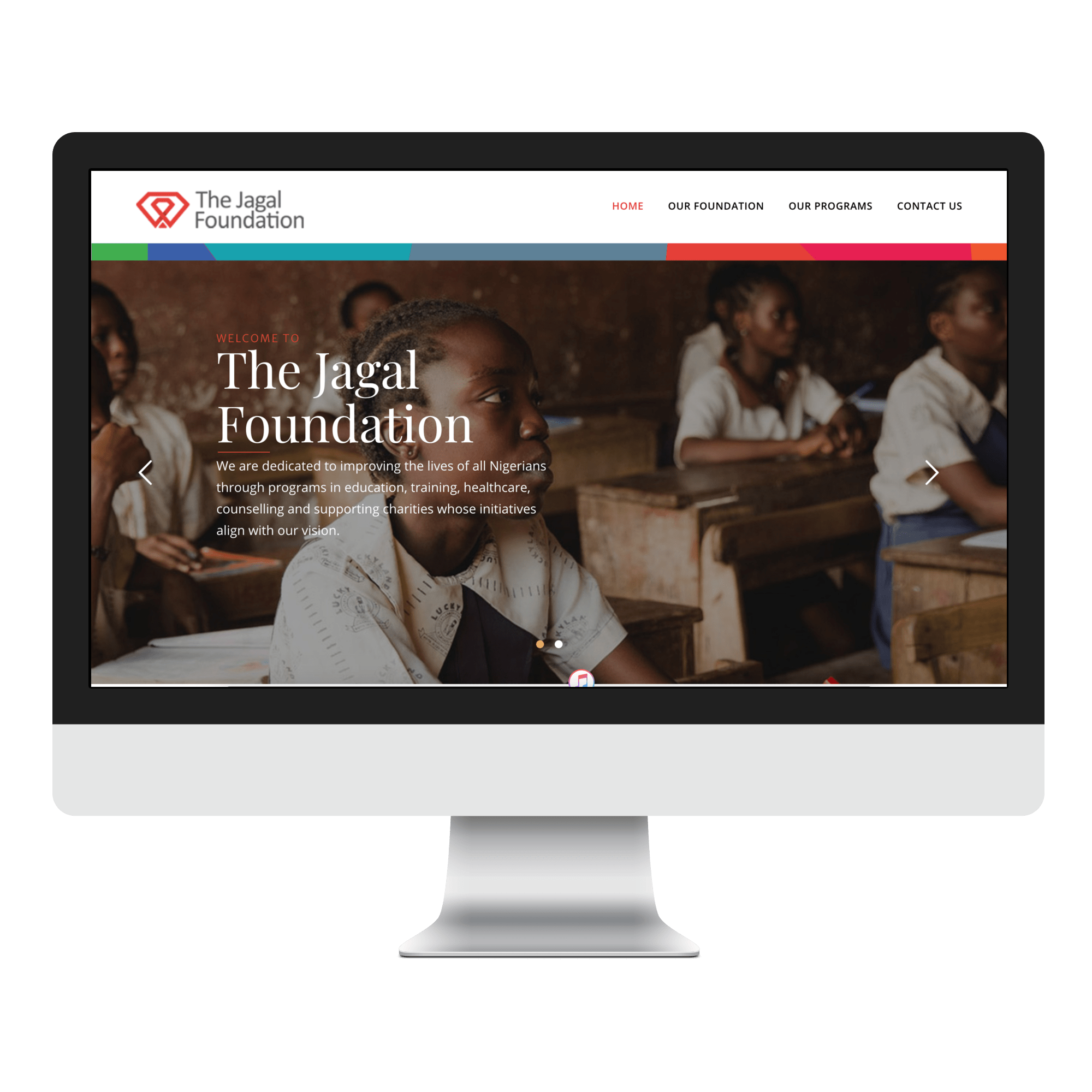 Jagal Foundation Website Designed by Sigmanox NG